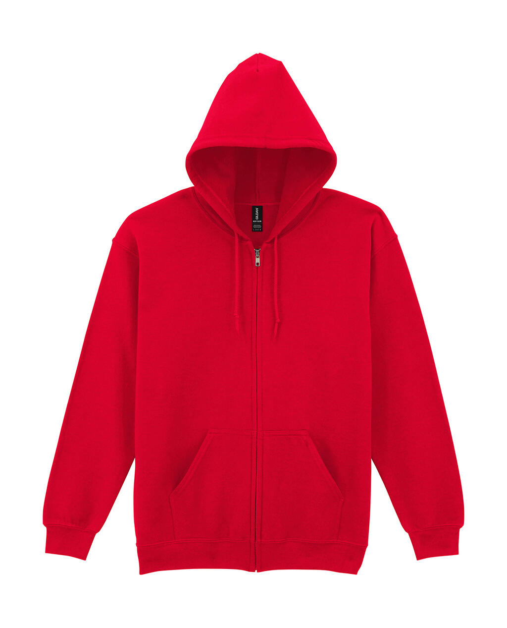 Heavy Blend™ volwassenen hoodie met volledige ritssluiting - 40 - Rood