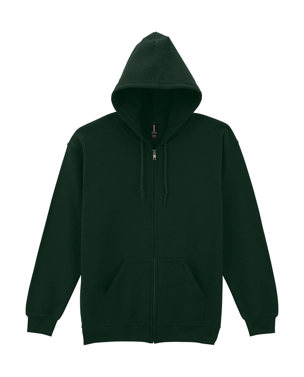 Heavy Blend™ volwassenen hoodie met volledige ritssluiting - 33 - Bosgroen