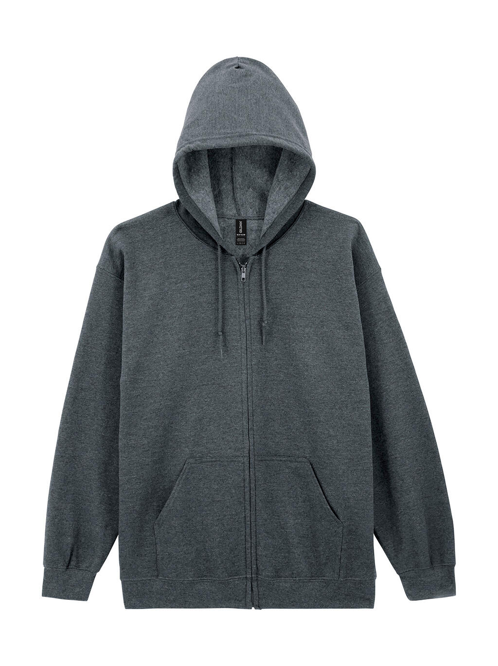 Heavy Blend™ volwassenen hoodie met volledige ritssluiting - 108 - Donkere heide