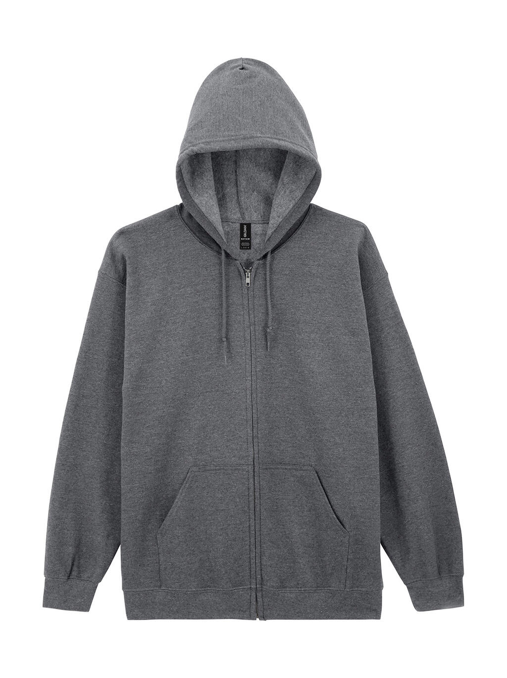 Heavy Blend™ volwassenen hoodie met volledige ritssluiting - 516 - Grafietheide