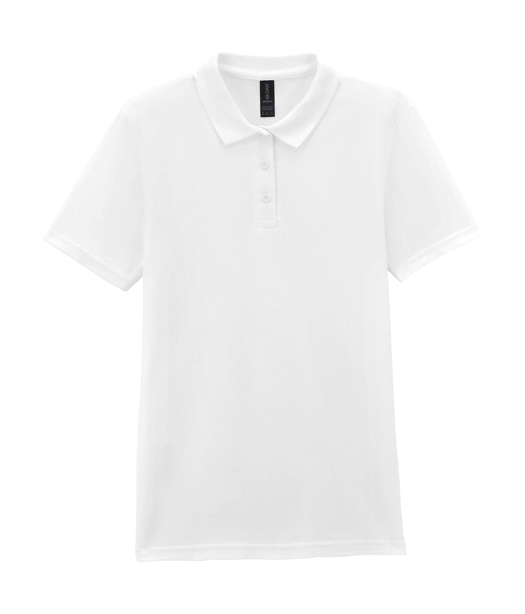 Softstyle® Women´s Piqué Polo - 30 - White