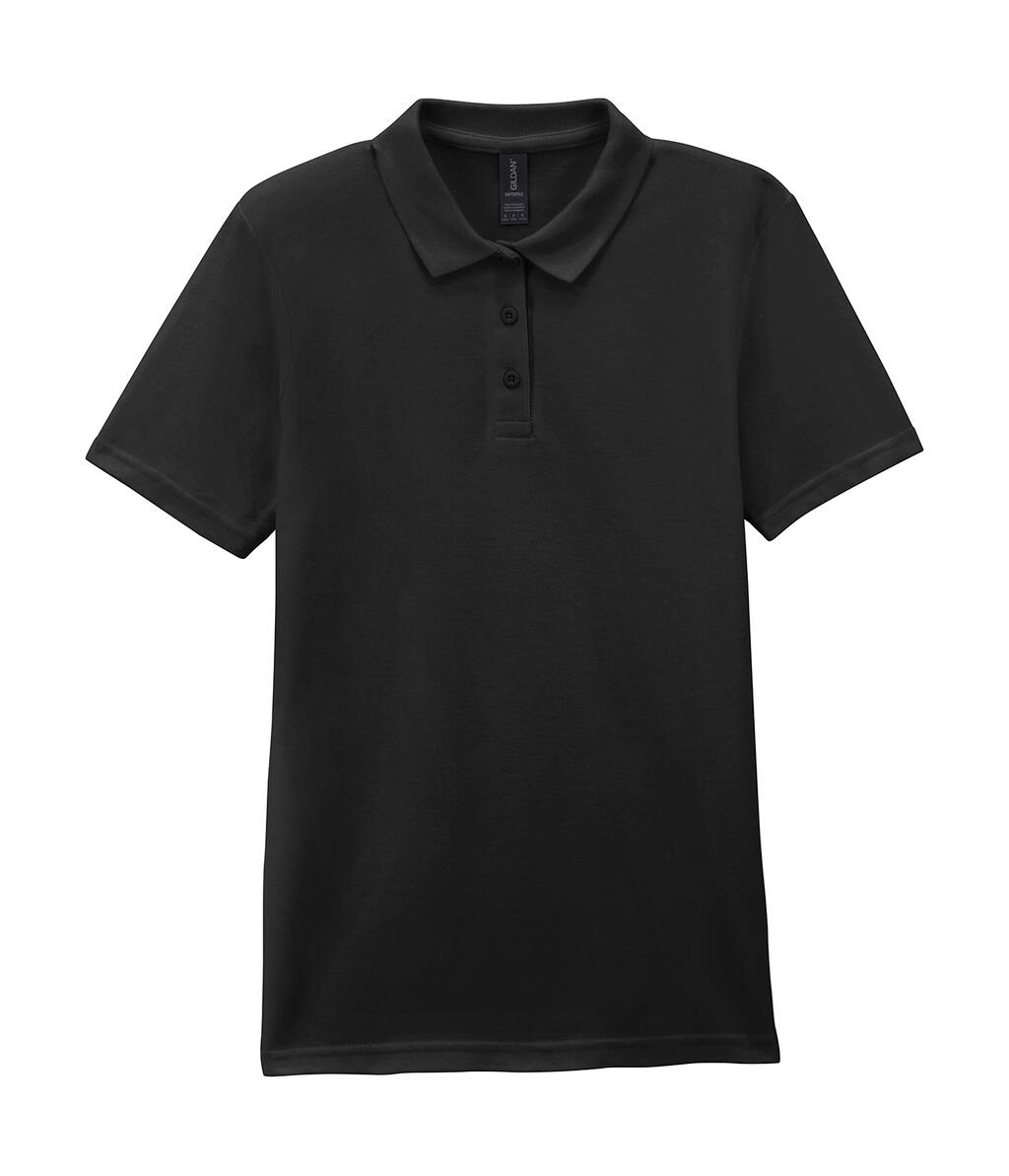 Softstyle® Women´s Piqué Polo - 36 - Black