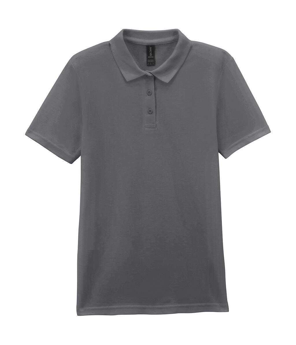 Softstyle® Women´s Piqué Polo - 42 - Charcoal