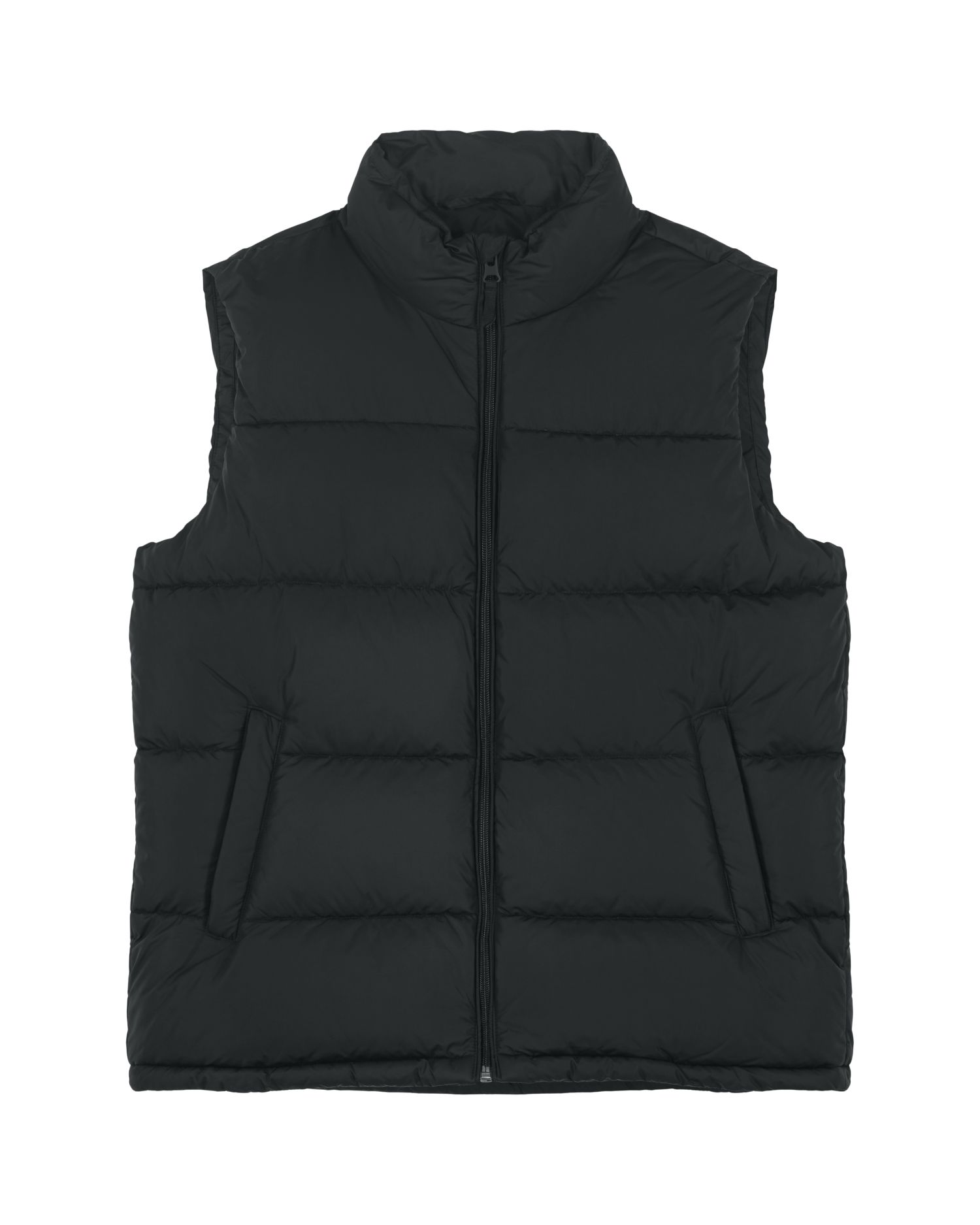Gewatteerd vest - C002 - Zwart