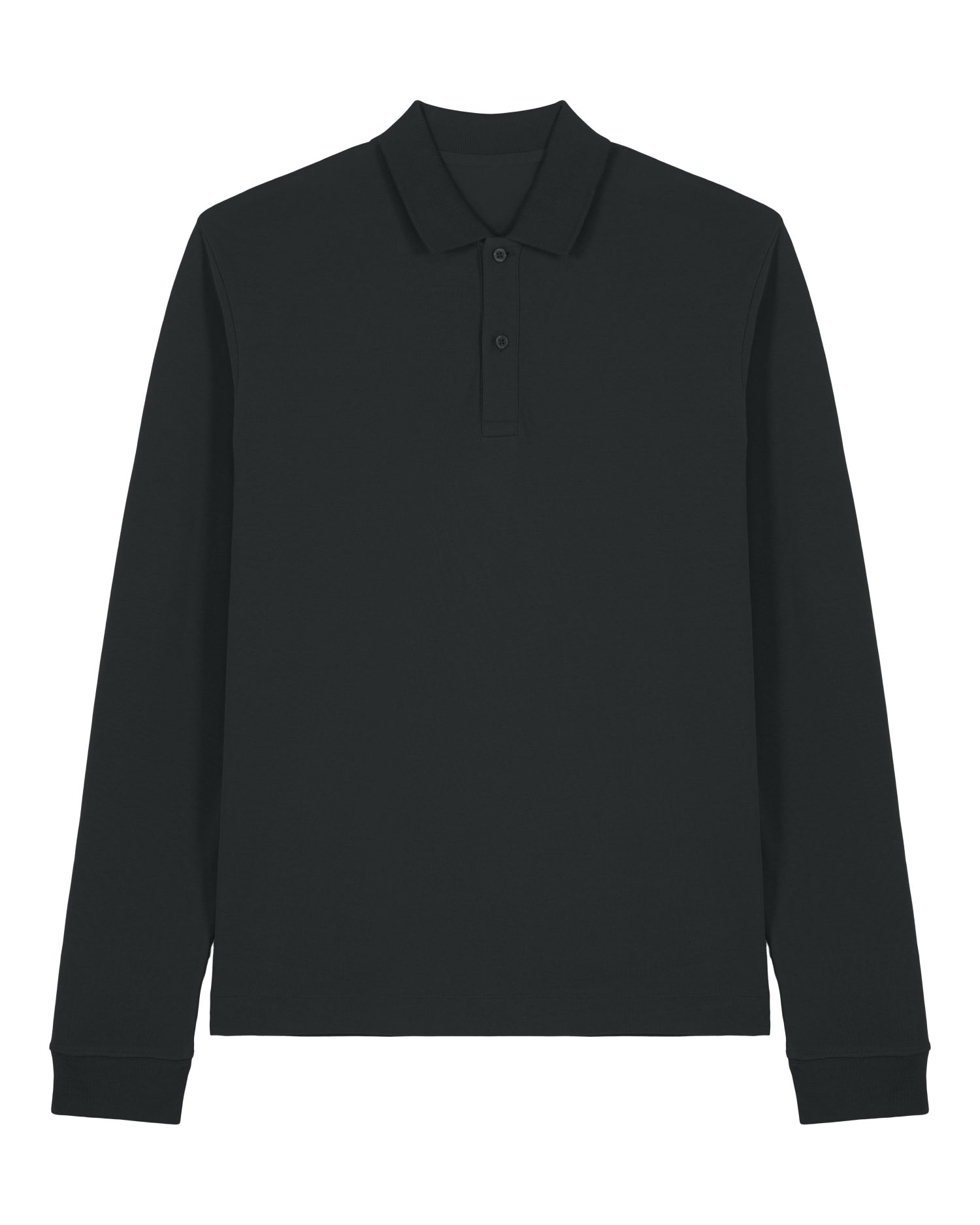 Prepster 2.0 shirt met lange mouwen - C002 - Zwart
